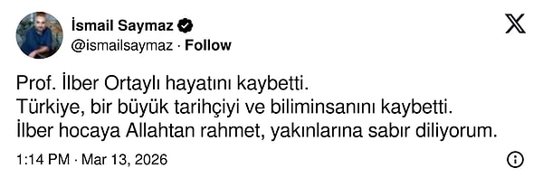 Gazeteci İsmail Saymaz