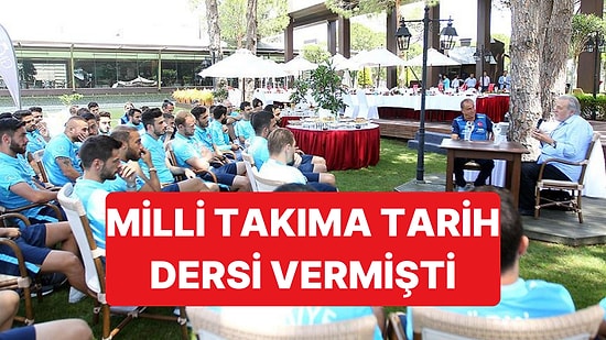 İlber Ortaylı, Euro 2016 Öncesi Milli Takım Futbolcularına Tarih Dersi Vermişti