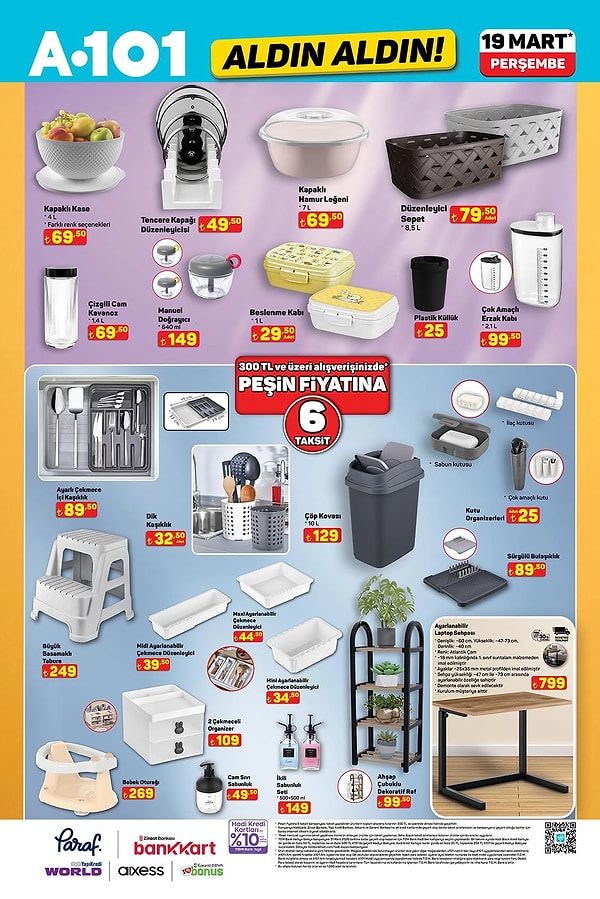 Büyük Basamaklı Tabure 249 TL