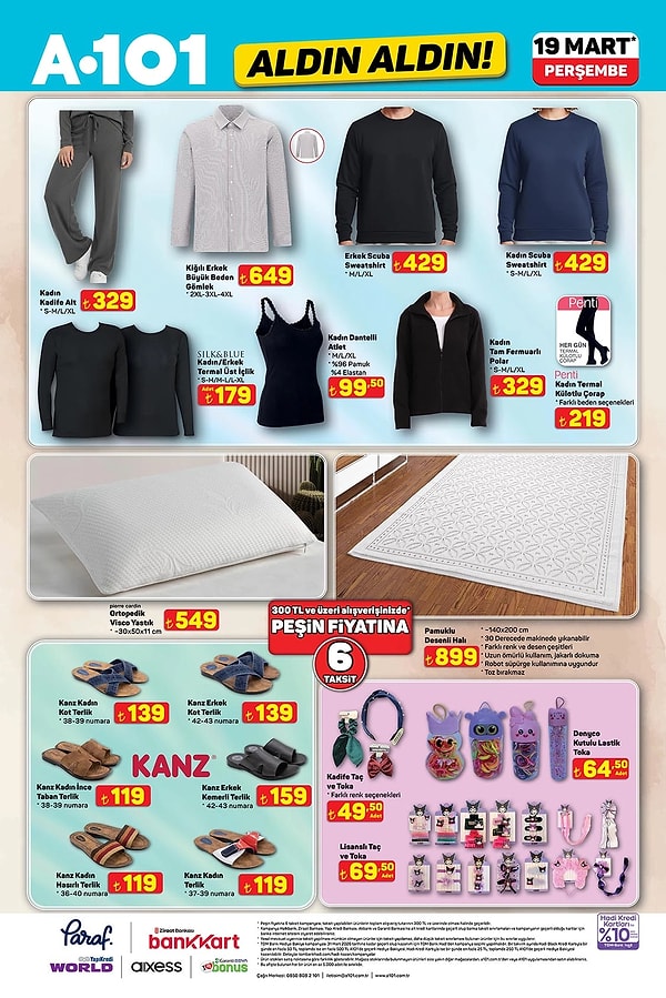 Kadın Kadife Alt 329 TL
