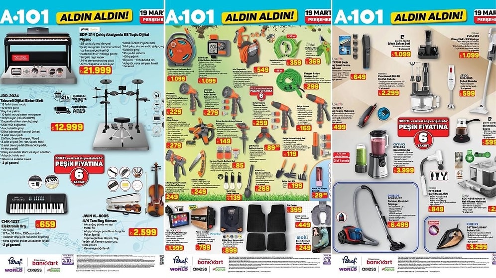 A101'e Koltuk ve Halı Yıkama Makinesi Geliyor! 19 Mart 2026 A101 Aldın Aldın Kataloğu