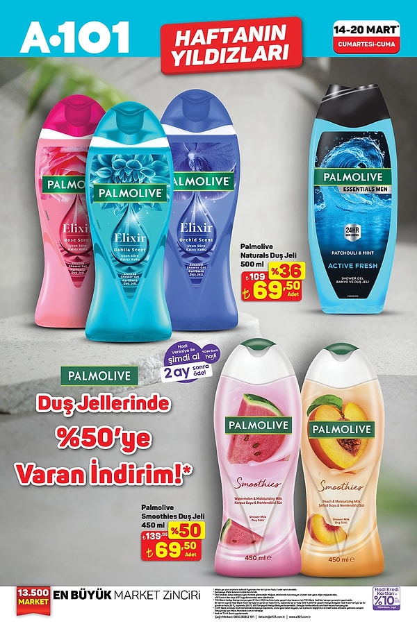 Palmolive Naturals Duş Jeli 69,50 TL
