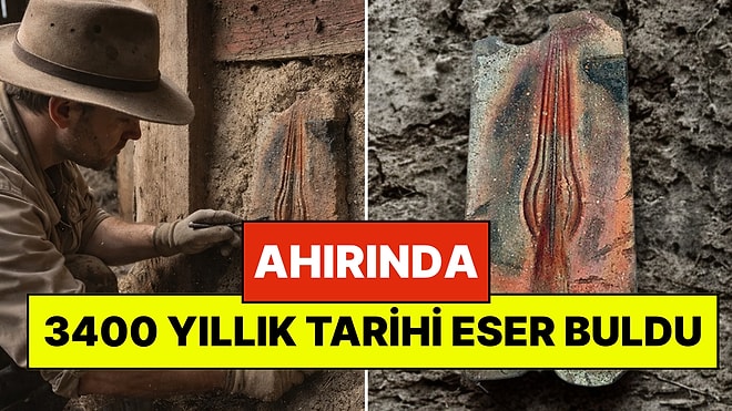 Ahırının Temeli İçin Kullandığı Taş Nadir Bulunan 3 Bin 400 Yıllık Tarihi Eser Çıktı