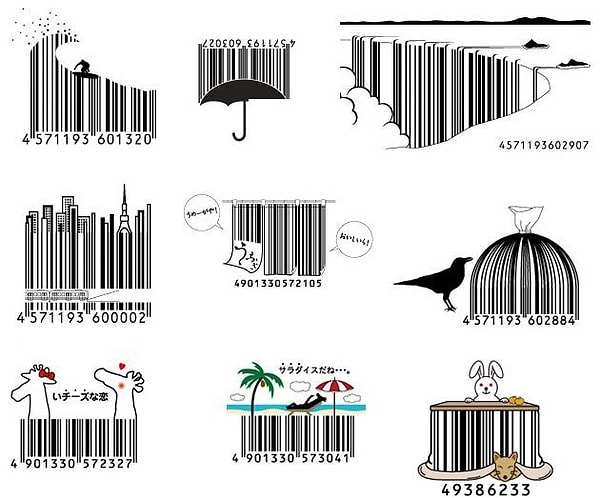 9. Sanatla buluşan barkodlar: Design Barcode