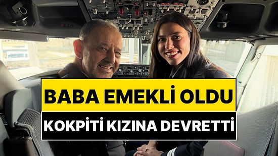 Şanlıurfa-Antalya Seferinde Duygusal Anlar: 42 Yıllık Pilotun Son, Kızının İlk Uçuşu Oldu