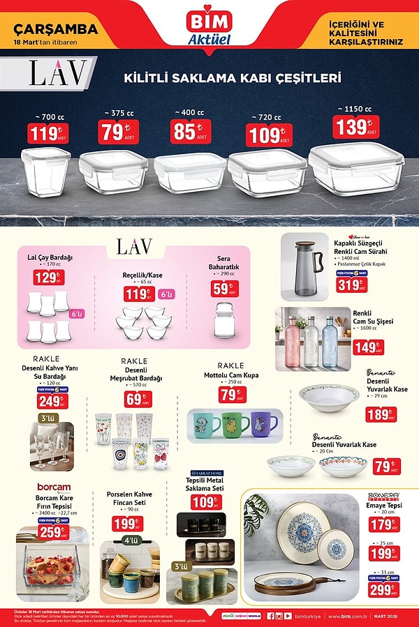 Borcam Kare Fırın Tepsisi 259 TL