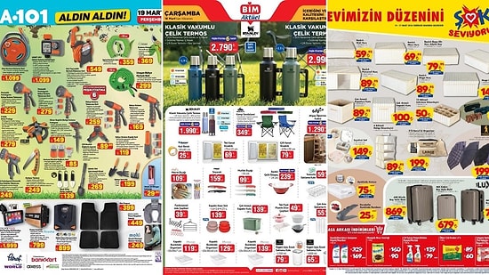 İndirim Günleri Başlıyor! 14 - 20 Mart Haftasında A101 ve BİM Aktüel Ürünler Listesinde Ne Var?