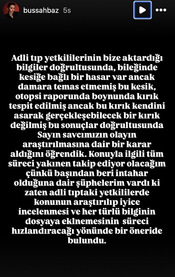 "Kesinlikle şüpheli ölüm. Savcımızın olayın araştırılmasına dair bir karar aldığını öğrendik."