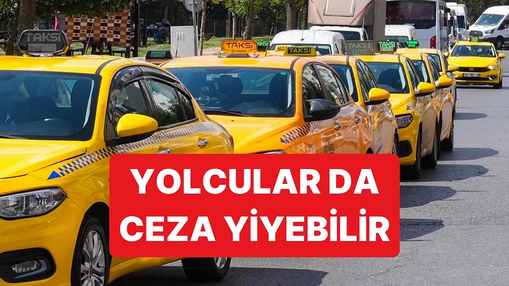 Takside Fiş Almayan da Fiş Vermeyen de Ceza Yiyecek