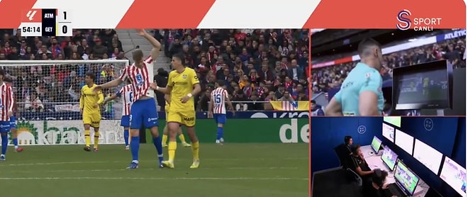The Strange Reason Behind Abdel Abqar's Red Card in Atletico Madrid vs Getafe Match
