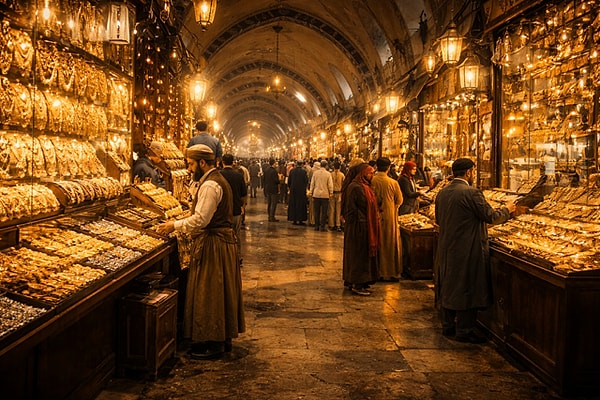 Bugün AVM’lerde gördüğümüz kategori bazlı mağaza düzeni bile burada vardı.