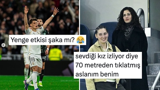 Arda Güler'in Efsane Golünü Tribünden İzleyen Kız Arkadaşı Duru Nayman'a Yorum Yağdı
