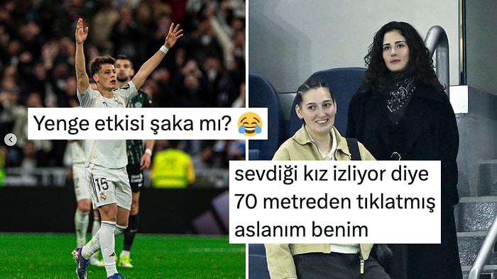Arda Güler'in Efsane Golünü Tribünden İzleyen Kız Arkadaşı Duru Nayman'a Yorum Yağdı