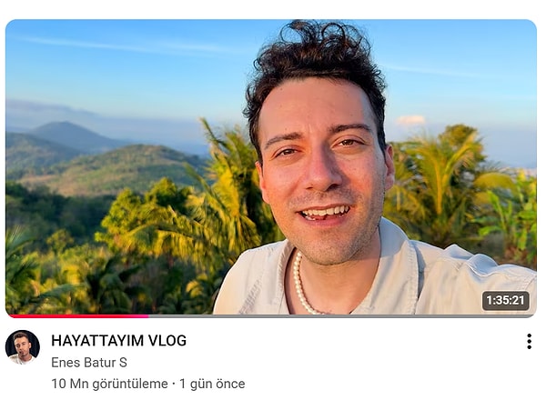 İlk 24 saatte 10 milyon izlenme elde eden Enes Batur'un bu bir günlük sürede ne kadar para kazandığı merak edildi.