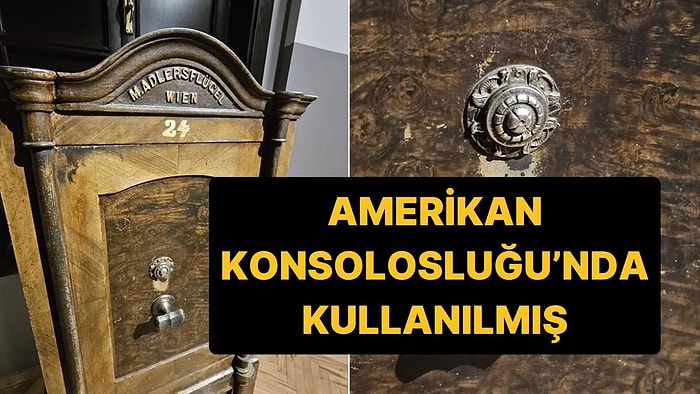 Kent Müzesinde Sergilenen Yaklaşık Bir Asırlık Tarihi Kasa, Amerikan Konsolosluğu'na Aitmiş