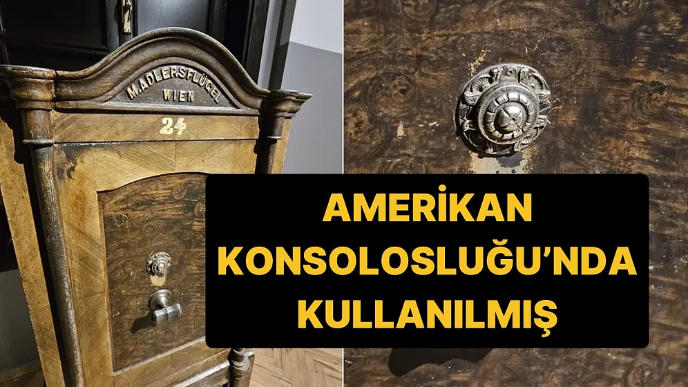 Kent Müzesinde Sergilenen Yaklaşık Bir Asırlık Tarihi Kasa, Amerikan Konsolosluğu'na Aitmiş