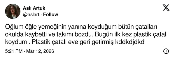 Sorumluluğu geç öğrenmiş.