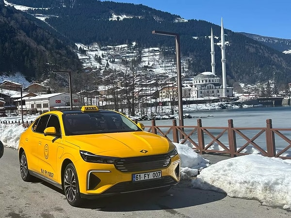 Togg T10F ilk kez taksi oldu.