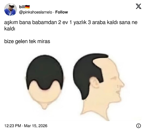 O da genetik miras...