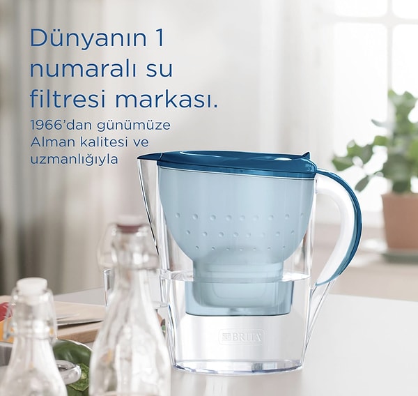 Evin yeni vazgeçilmezi: Brita Marella XL Arıtma Sürahisi!
