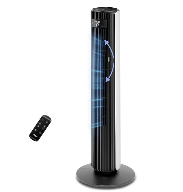 Sadece 25 dB ses seviyesiyle (yani fısıltıdan bile sessiz!) çalışan bu kule vantilatör, 90 günün en düşük fiyatında.