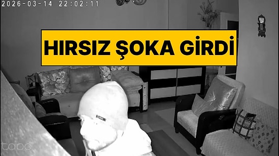 Evine Giren Hırsızı Kameradan İzleyip Tek Kelimesiyle Şoka Soktu