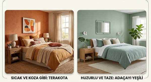 Kim yatak odasında sıcak bir yuvadaymış gibi hissetmek istemez ki?