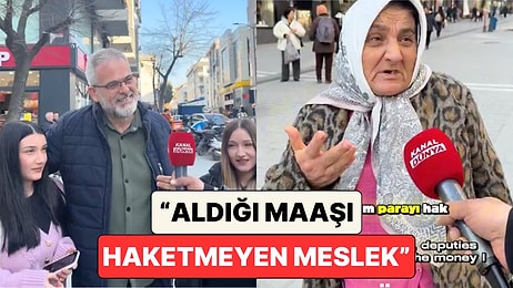 Vatandaşlara Soruldu Aynı Cevaplar Geldi: "Aldığı Maaşı Haketmediğini Düşündüğünüz Meslek Hangisi?"