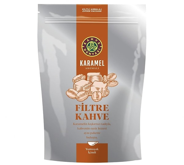 Aromatik bir rüya: Kahve Dünyası Karamel Aromalı Filtre Kahve!