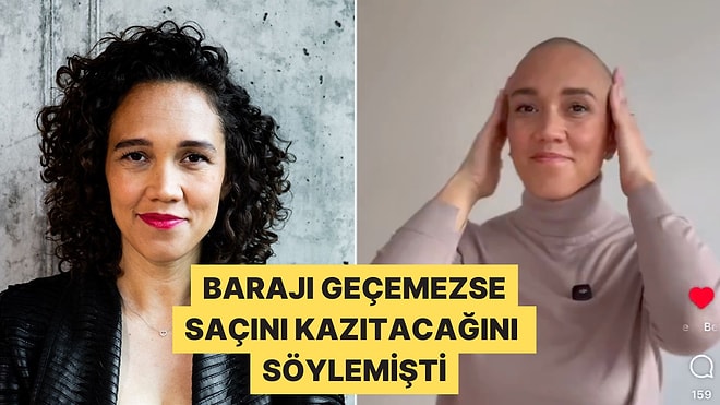 "Barajı Geçemezsem Saçımı Kazıtırım" Diyen Parti Başkanı Sözünü Tuttu