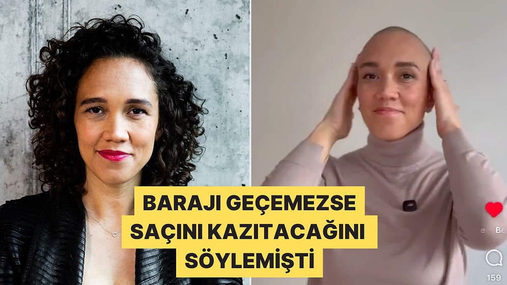 "Barajı Geçemezsem Saçımı Kazıtırım" Diyen Parti Başkanı Sözünü Tuttu