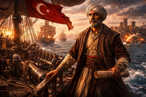 Ünlü Osmanlı korsanı ve amirali Kemal Reis.