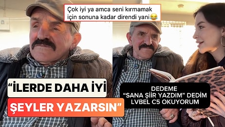 Bir Kadın Dedesine Lvbel C5'in Şarkısını Kendi Şiirim Diye Okuyup Puanlamasını İstedi