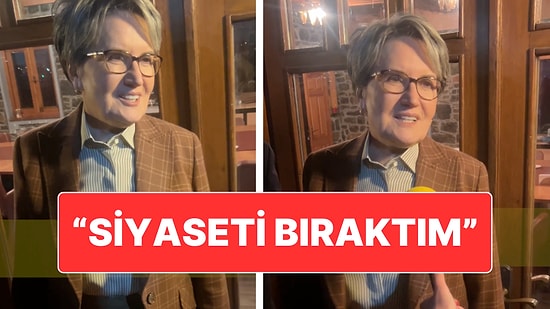 Eski İYİ Parti Genel Başkanı Meral Akşener Uzun Zaman Sonra Görüntülendi