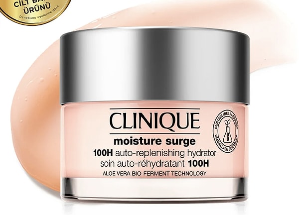 Cildiniz 100 saat boyunca neme doysun: Clinique Moisture Surge!