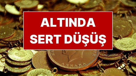 Altında Sert Düşüş: Yeni Altın Fiyatları Belli Oldu