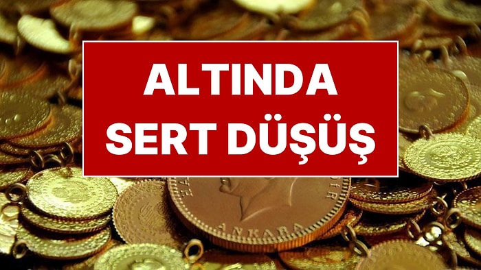 Altında Sert Düşüş: Yeni Altın Fiyatları Belli Oldu
