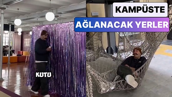 Kadir Has Üniversitesi Öğrencileri Kampüste Ağlamak İçin En İyi Alanları Gösterdi