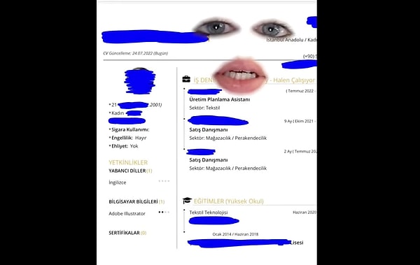 İK Uzmanının CV'leri reddetme nedenlerini şöyle sıralayabiliriz;