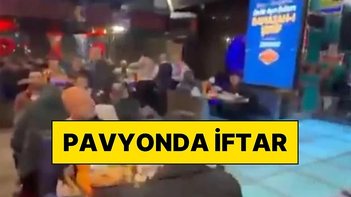 Ankara'da Pavyonda Yapılan İftar Gündem Oldu