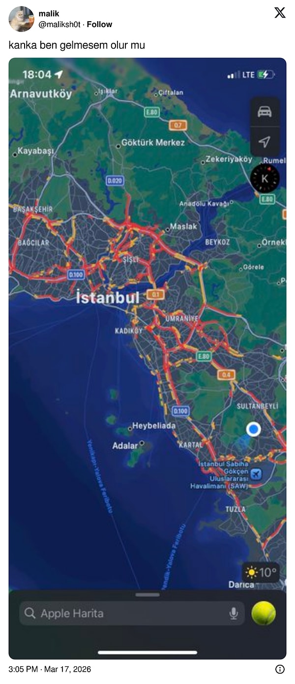 İstesen de gelemezsin...