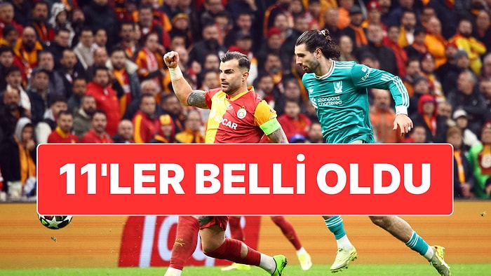 Galatasaray İngiltere’de Tur Peşinde: Liverpool-Galatasaray Maçında İlk 11’ler Belli Oldu