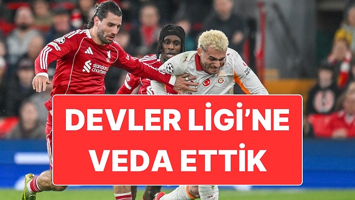 Galatasaray Deplasmanda Liverpool’a Kaybederek Şampiyonlar Ligi’ne Veda Etti