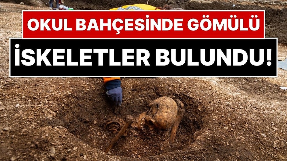Esrarengiz Keşif: Okul Bahçesinde Oturur Halde Gömülmüş İskeletler Bulundu