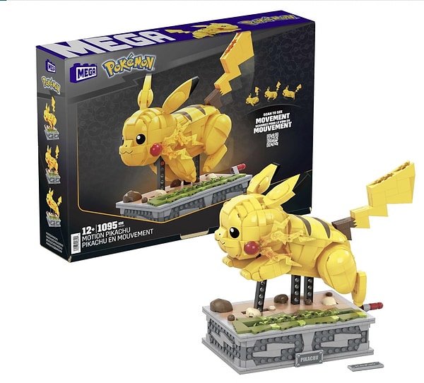Sabrını eğlenceye dönüştürün: Mega Pokémon Hareketli Pikachu!