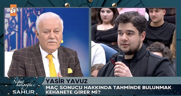 Ünlü ilahiyatçı Nihat Hatipoğlu, ATV'deki iftar ve sahur programlarında merak edilenleri yanıtlıyor.