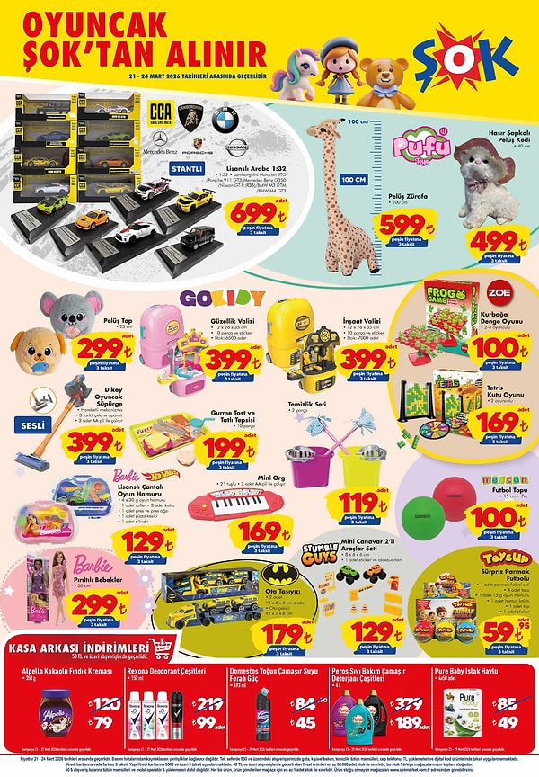 Pelüş Zürafa 599 TL