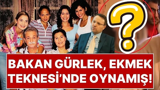 Yıllar Sonra Kendisi Açıkladı: Adalet Bakanı Akın Gürlek, Bir Dönemin Efsane Dizisi Ekmek Teknesi’nde Oynamış