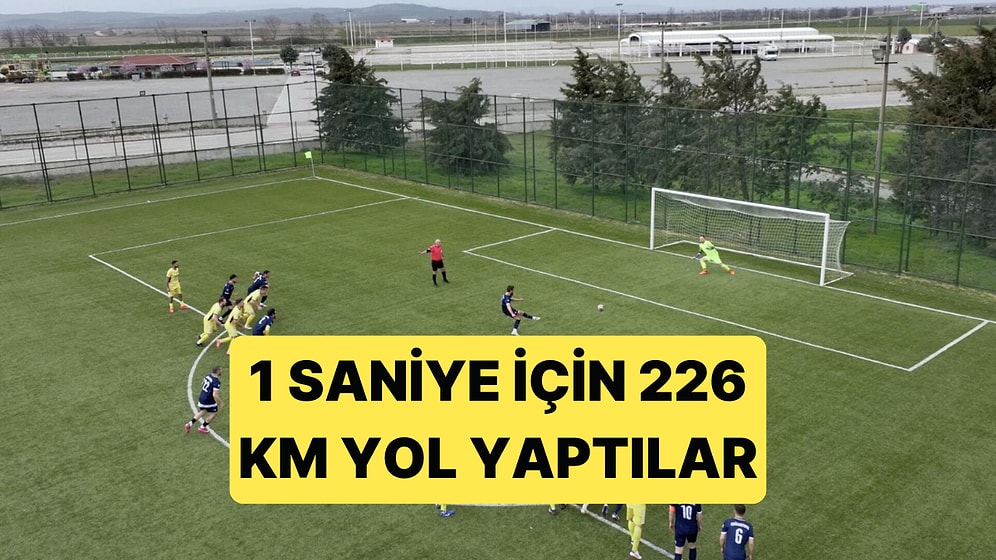 Amatör Futbolda Akıl Almaz Olay: 1 Saniyeliğine Penaltı Atışı Kullanmak İçin 226 Kilometre Yol Yaptılar