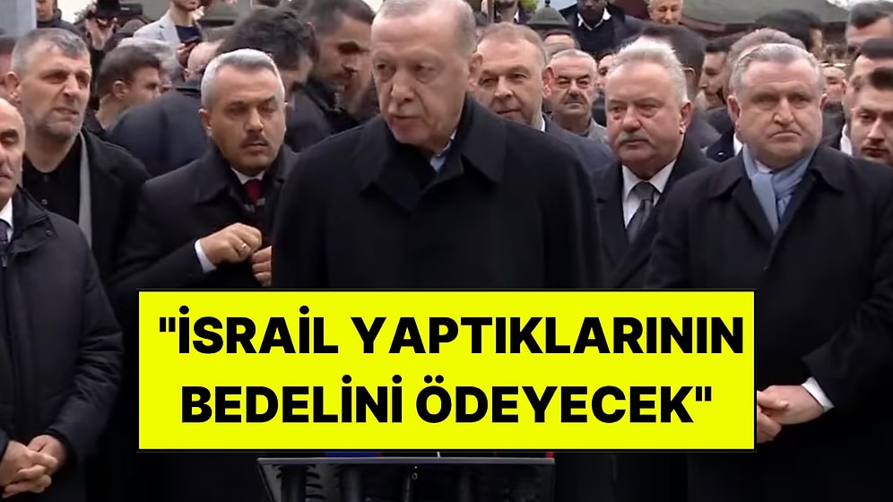 Cumhurbaşkanı Erdoğan'dan Bayram Namazı Sonrası Açıklama: "İsrail Yaptıklarının Bedelini Ödeyecek"
